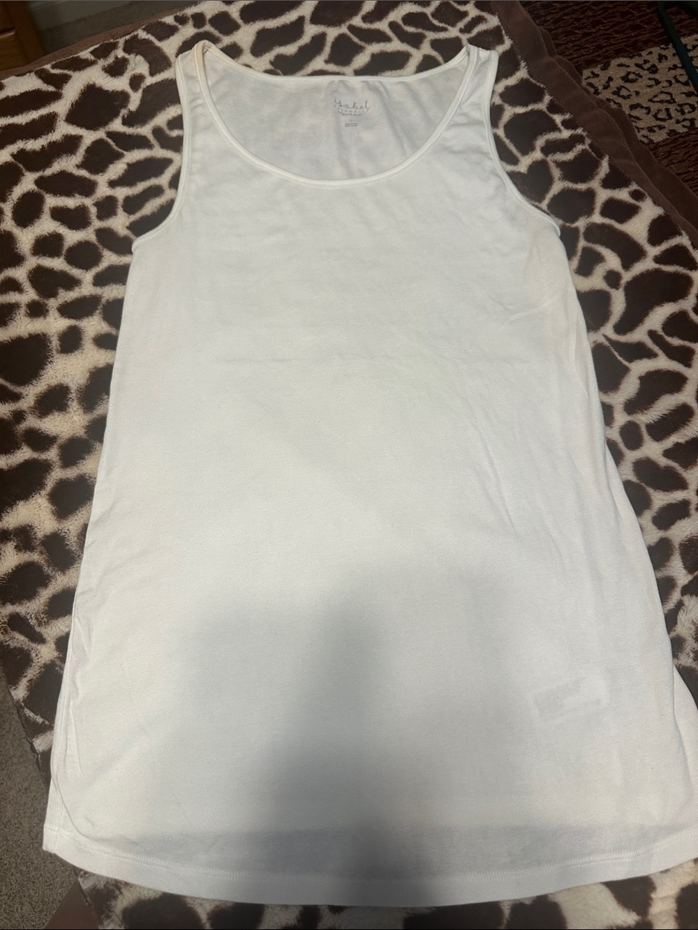 Isabel Maternity by Ingrid & Isabel White Tank Top
